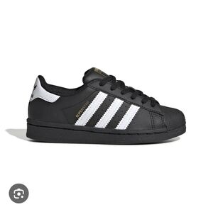 adidas Kids Black and White Sneakers